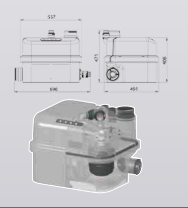 供應(yīng)法國(guó)SFA污水提升器升利全能-莫托桑-motorsan cubic