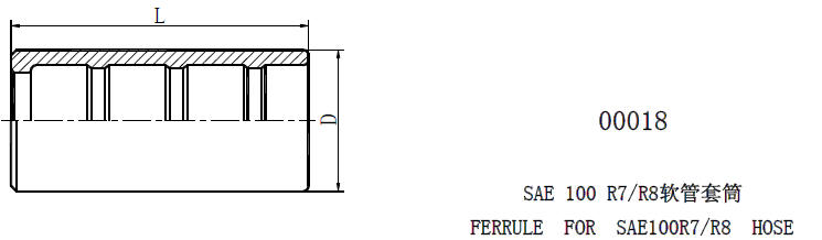 SAE 100 R7/R8軟管套筒
