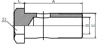 公制鉸接螺栓