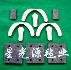 毛氈環(huán)，異形毛氈制品，齒輪毛氈墊