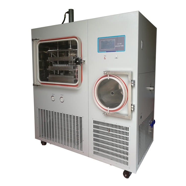 診斷試劑壓蓋凍干機 中型硅油壓蓋凍干機 LGJ-30F自動壓塞冷凍干燥機