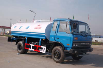 小型挖機(jī)灑水車圖片，7噸運(yùn)水車廠家直銷