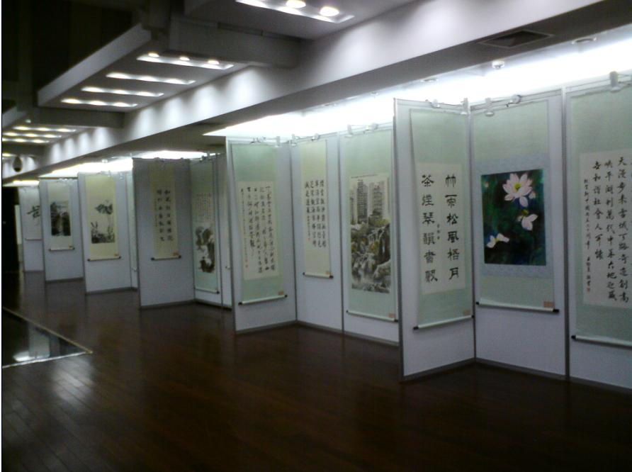 佛山興業(yè)展板制作，書畫屏風(fēng)展板，PVC展板，亞克力書畫屏風(fēng)展板，