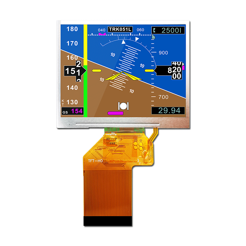 3.5寸陽(yáng)光下可視SPI+RGB TFT顯示屏/320x240像素阿牛巴流量計(jì)顯示屏