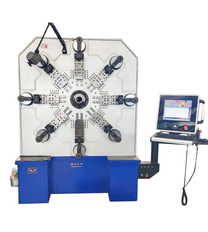 銀豐機(jī)械供應(yīng)CNC-YF-1260線徑6mm無(wú)凸輪自動(dòng)電腦成型機(jī)