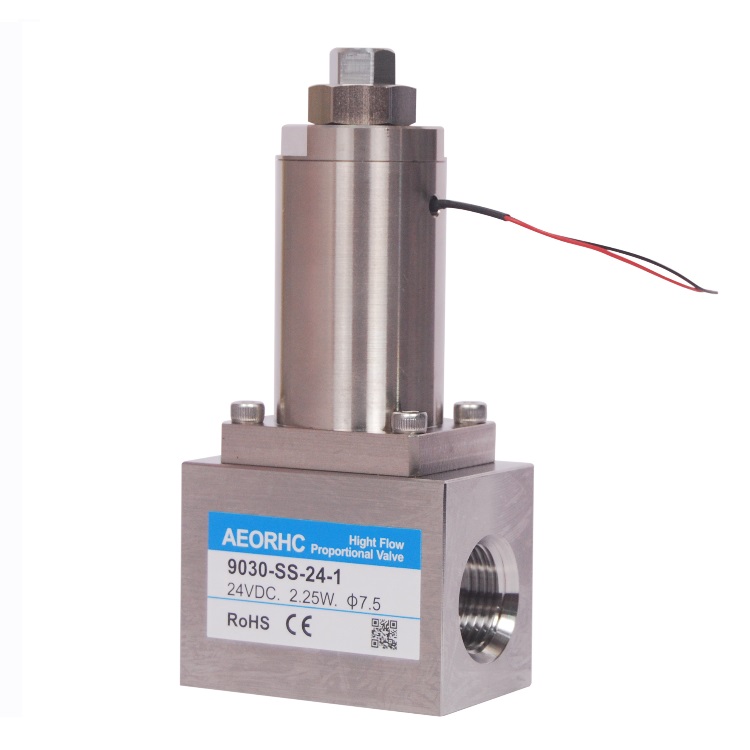 燃料電池用不銹鋼比例閥高精度無壓差要求AEORHC9010-SS-24-1