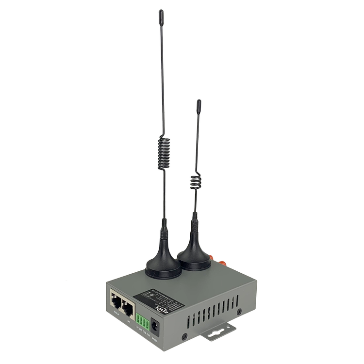 工業(yè)路由器4G雙卡串口RS458\/232遠(yuǎn)程管理快遞柜充電樁快速組網(wǎng)