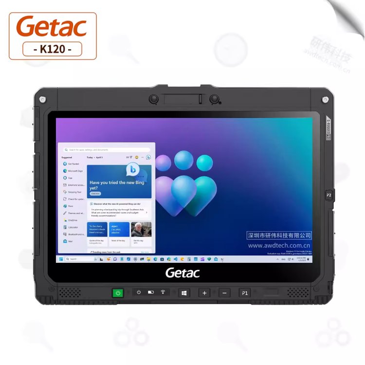 Getac\/神基K12012.5英寸全強(qiáng)固型三防平板電腦可拆卸式鍵盤(pán)12代i7