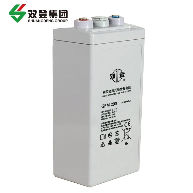 雙登GFM-300蓄電池超勁電力2V300AH適應(yīng)溫度廣