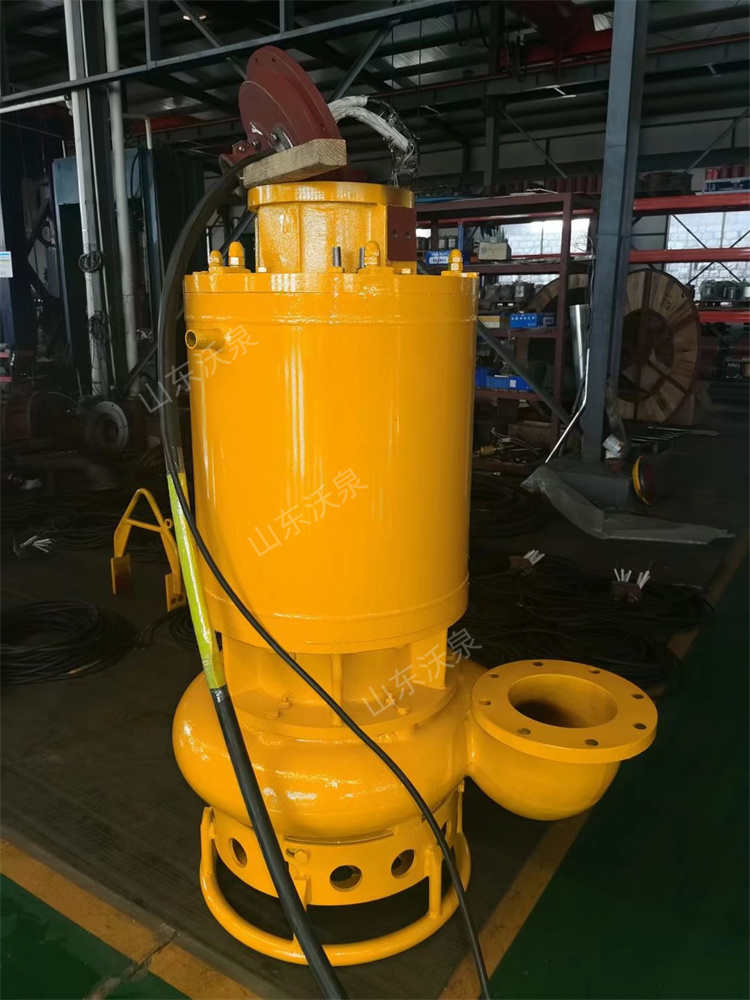 電動(dòng)抽砂泵直接潛入水下工作的耐磨清淤泵潛水泥漿泵
