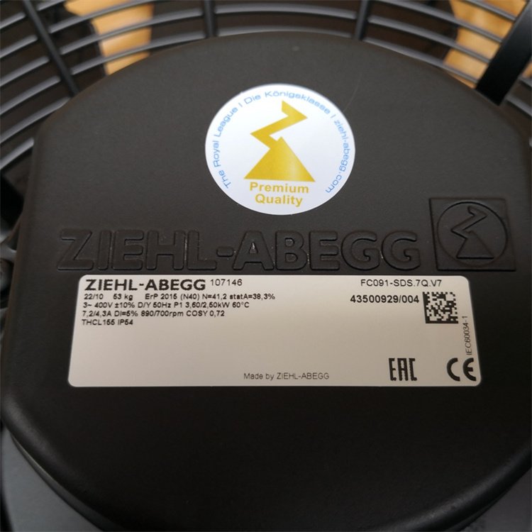 ZIEHL-ABEGG施樂百制冷設備風機FC091-SDQ.7Q.V7儲藏室通風