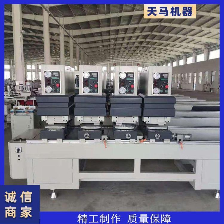 塑鋼門窗制作機(jī)器四位雙面無縫焊接機(jī)天馬機(jī)器斷橋鋁設(shè)備雙頭鋸廠