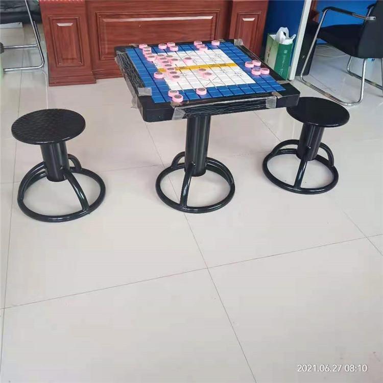 有檢測(cè)報(bào)告軌道式棋盤桌定制戶外公園小區(qū)象棋桌