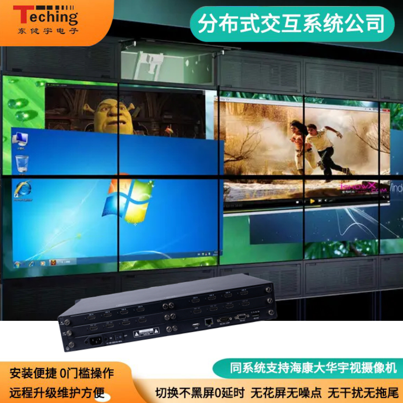 東健宇純硬件linux架構3*2拼接輸出辦公樓監(jiān)控圖像處理云服務器