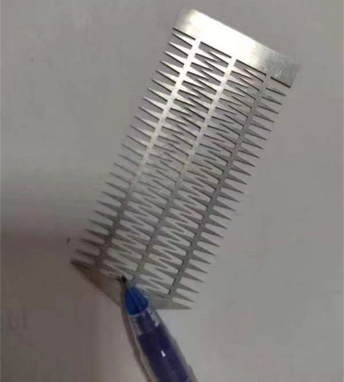 超薄磷青銅帶狹縫切割硅鋼片鎢鋼片激光鉆孔微孔小孔加工定制包郵