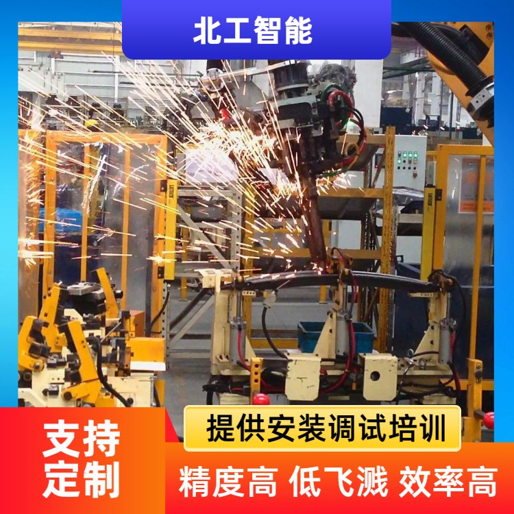 電焊機器人負載6KG品質(zhì)可靠橋梁護欄立柱焊接焊接一致性好