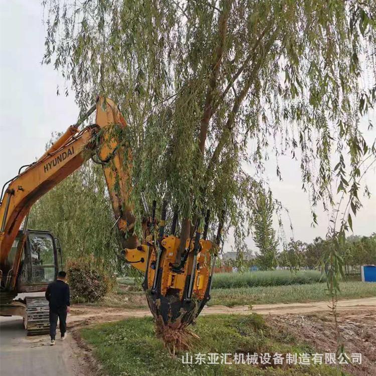 帶土球鏟刀式挖樹機綠化苗木移植移樹機80型六瓣式液壓挖樹機