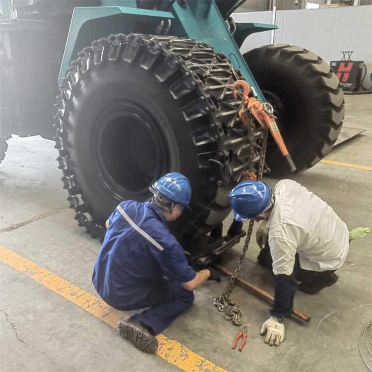 防扎防硌保護鏈保護履帶鏟車輪胎防滑鏈卡爾迪工廠