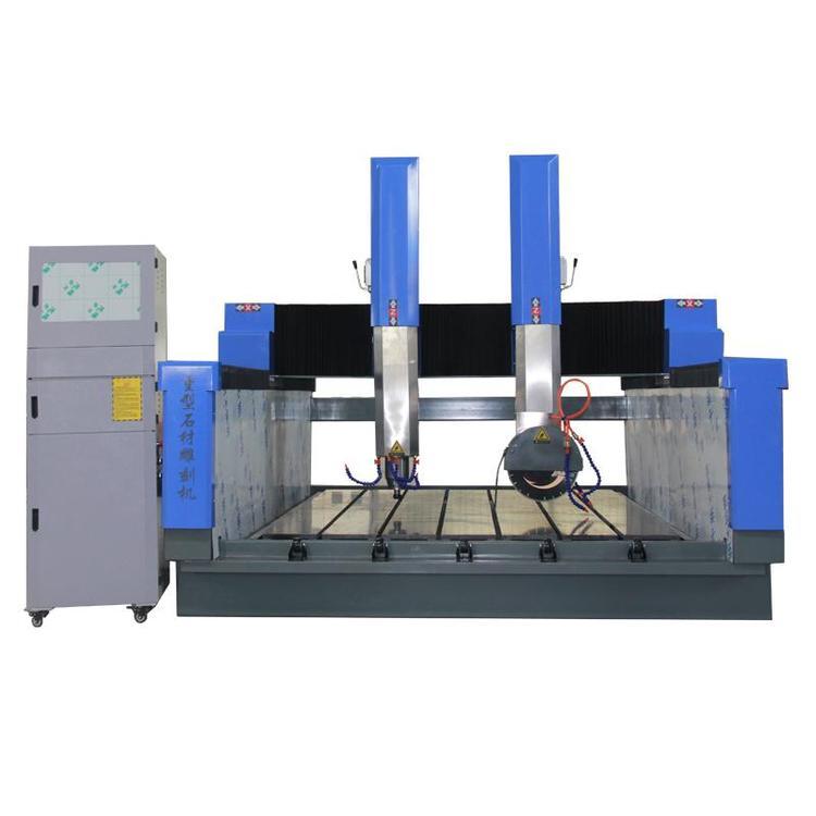 陜西全自動鋸片瓦溝仿形機(jī)雙頭石材雕刻機(jī)