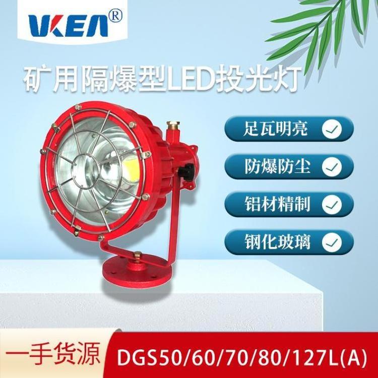 瑋肯防爆礦用鑄鋼隔爆型LED投光燈DGS45\/127L(D)燈具