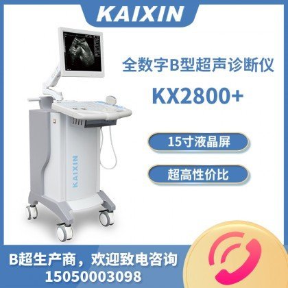 凱信KX2800 臺(tái)式B超\/推車(chē)醫(yī)用b超機(jī)黑白超性能優(yōu)良