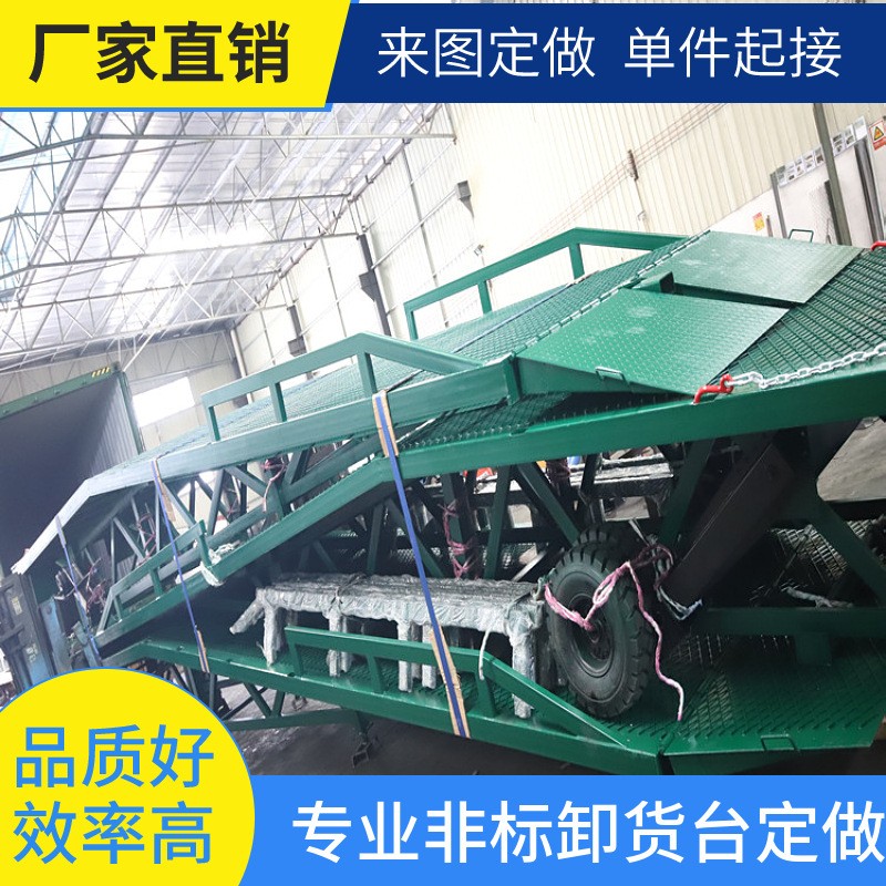 移動(dòng)式登車橋尺寸圖紙移動(dòng)式登車橋折疊方法叉車移動(dòng)登車橋