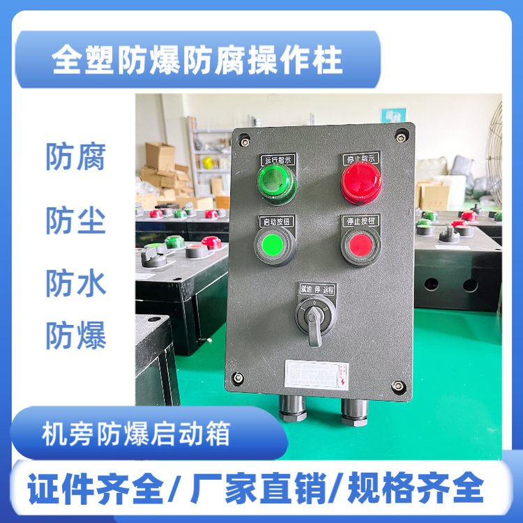 言泉BZC81掛式立式防爆操作柱工程塑料防腐風(fēng)機(jī)水泵啟?？刂葡? title=