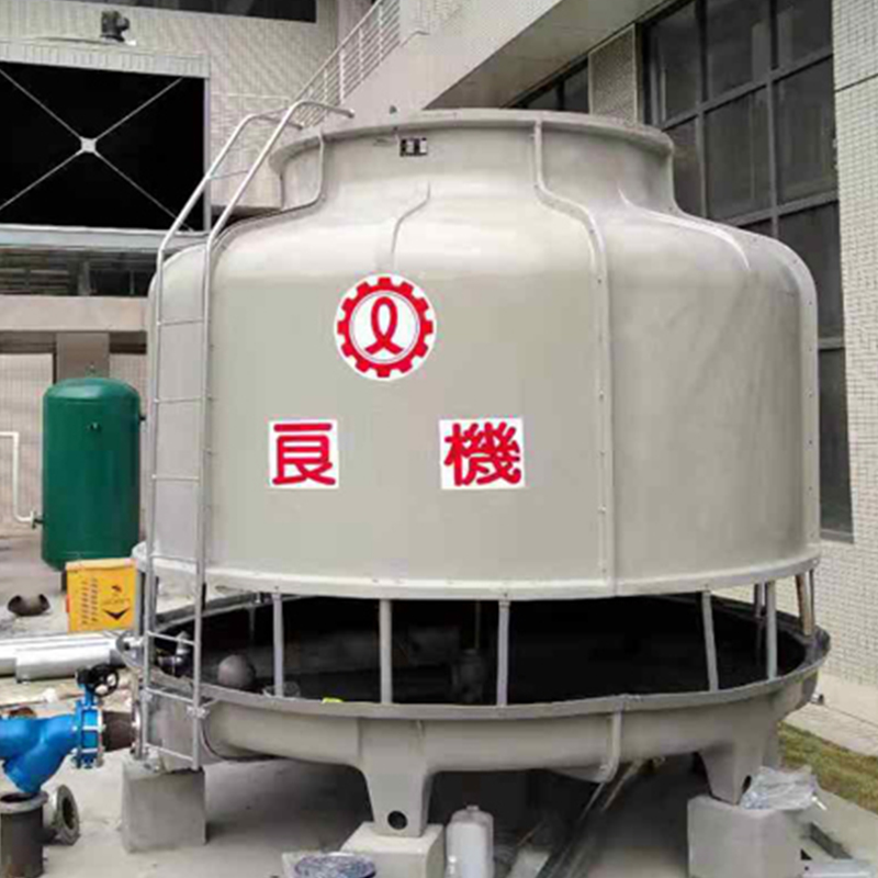 良機圓形橫流冷卻塔hkd機械式10㎡降溫50Hz消聲良配品牌