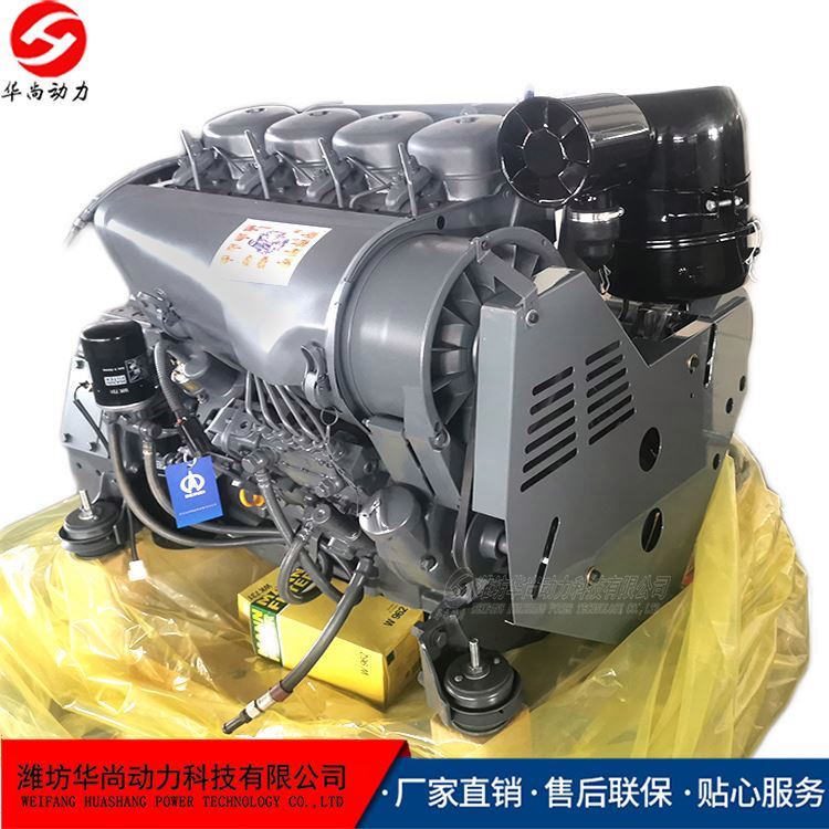 北內水泵液壓泵用風冷六缸柴油機BF6L914C不用散熱水箱低噪音