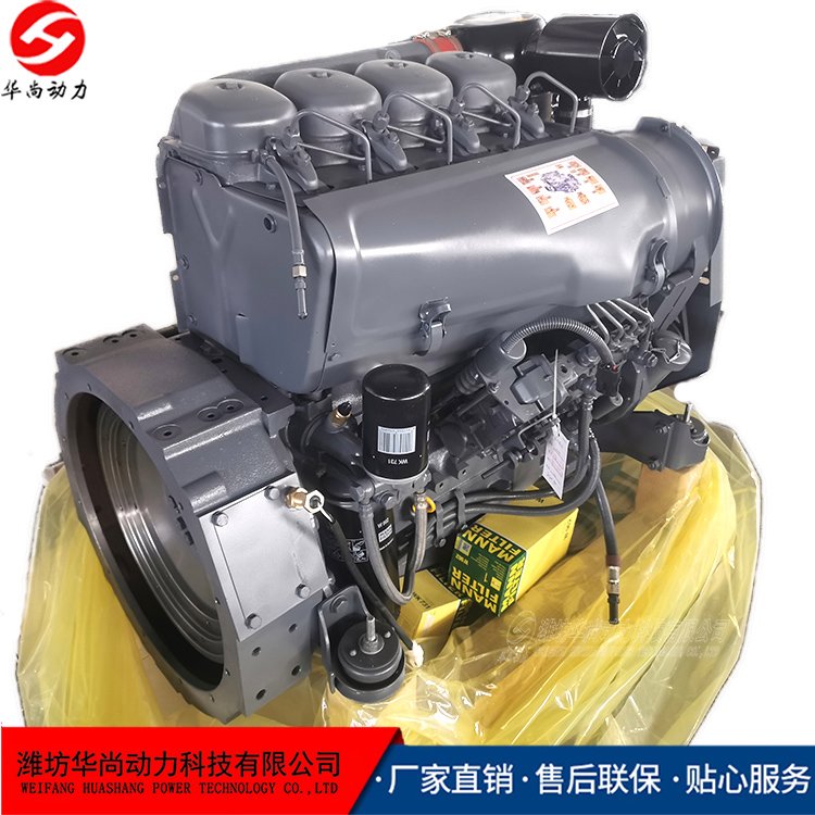 北內(nèi)礦山機(jī)械用風(fēng)冷六缸柴油機(jī)BF6L914C不用散熱水箱低油耗