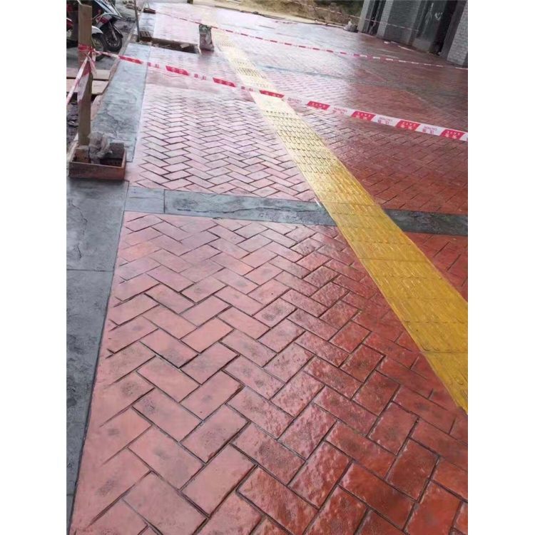 仿木紋壓模路面仿石仿磚壓花地坪模具整體鋪裝