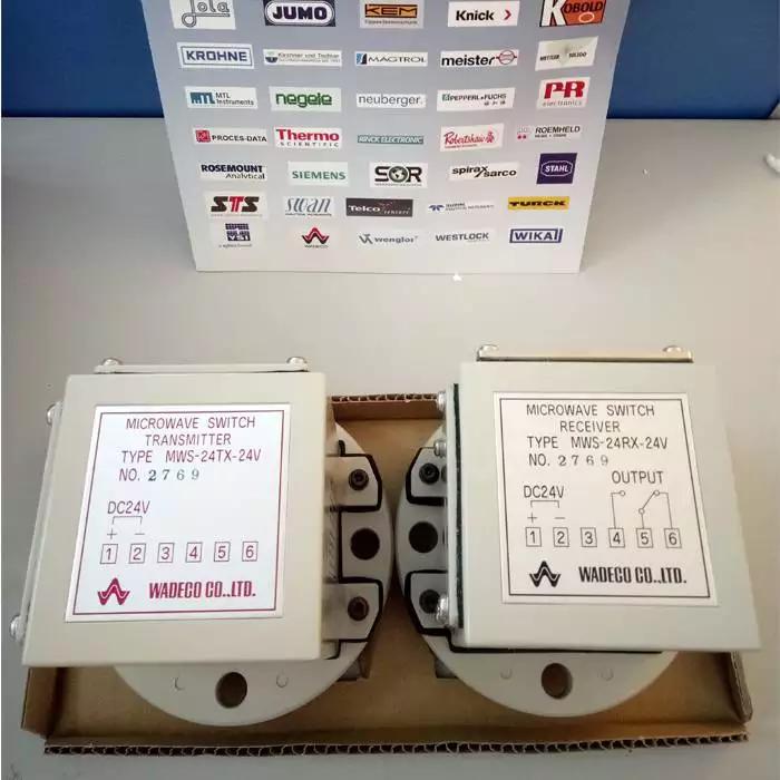 英斯路科技供應WADECO萬迪康微波料位開關(guān)MWS-24TX\/RX-24V