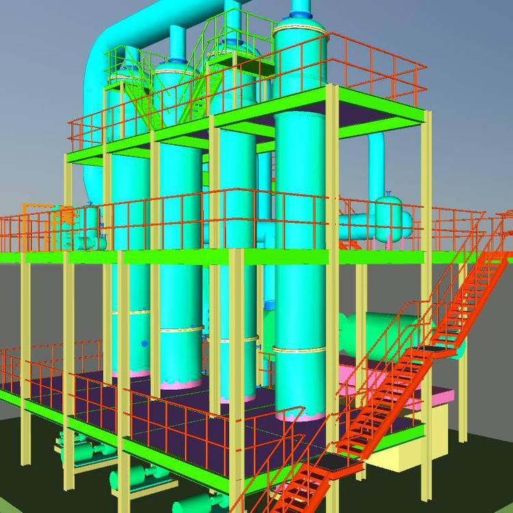 香料香精類(lèi)廢水三效蒸發(fā)結(jié)晶器MVR蒸發(fā)器河北卓普出品好用不貴