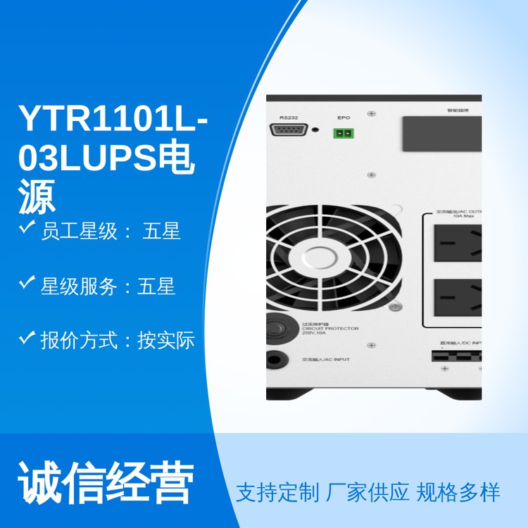 五星服務(wù)專業(yè)電商商家YTR1101L-03LUPS電源誠信為本24小時(shí)客服