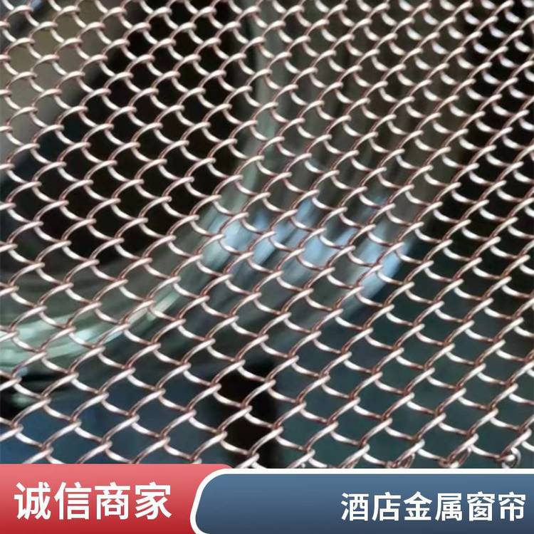 硬裝不銹鋼編織裝飾金屬網(wǎng)防蟲防鳥(niǎo)幕墻吊頂垂簾用防腐防銹美觀
