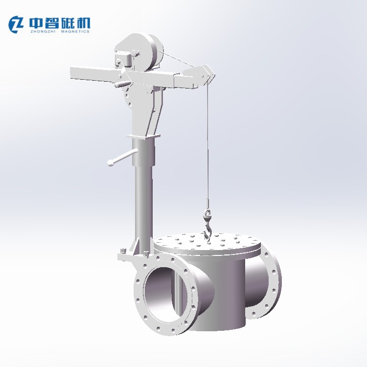 中智便捷式管道除鐵器不銹鋼磁性過濾器可定制