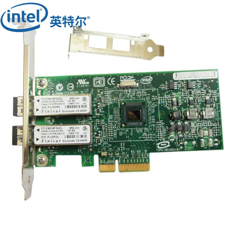 原裝Intel千兆光纖網(wǎng)卡EXPI9402PF雙口PCI-E服務(wù)器適配器LC多模