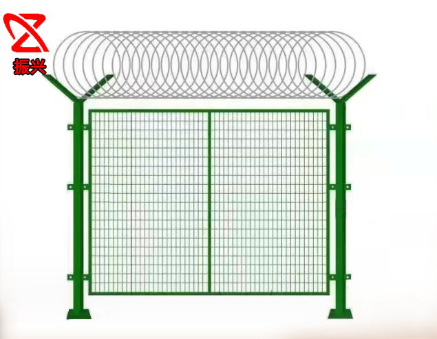 鋼筋網(wǎng)圍界安全圍欄鐵絲網(wǎng)防攀爬周界物理隔欄飛機(jī)場(chǎng)隔離防護(hù)網(wǎng)
