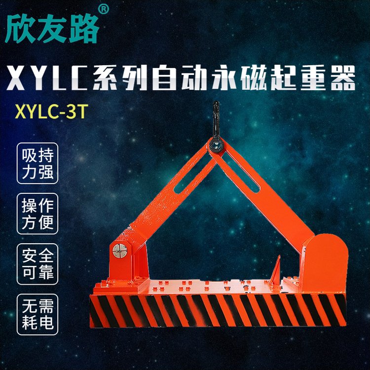 欣友路XYLC系列自動(dòng)永磁起重器吊裝鋼板用的吊具永磁力吊裝設(shè)備