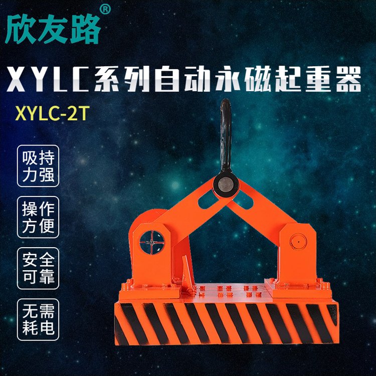 欣友路XYLC系列自動(dòng)永磁起重器鋼板專用吊具起重吸盤吊裝設(shè)備