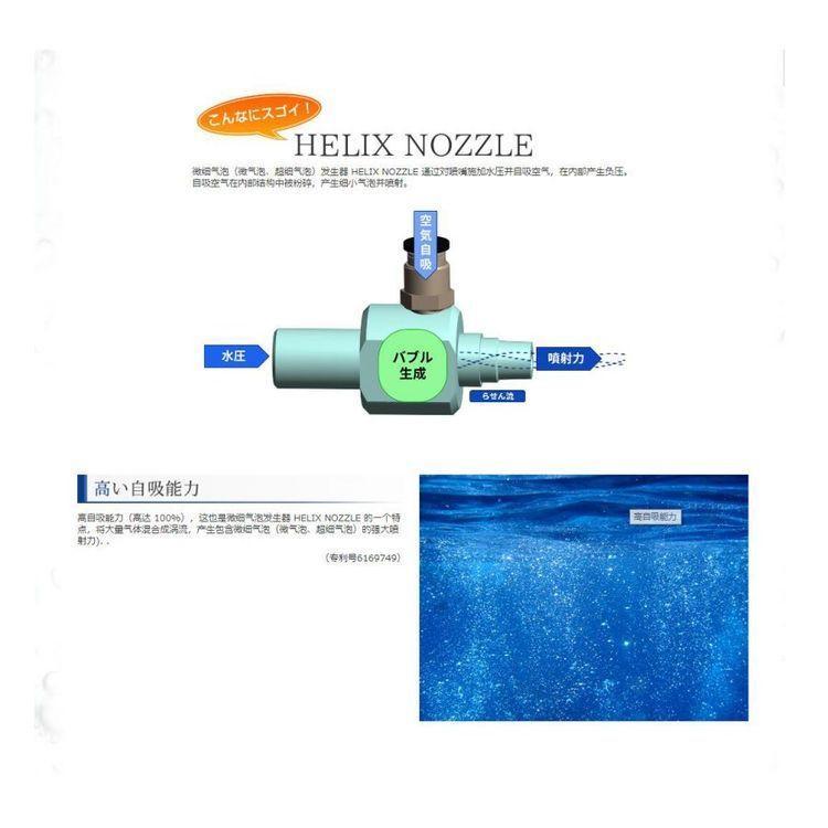 日本taiseikogyo大生工業(yè)自吸渦流微細(xì)氣泡發(fā)生器HELIXNOZZLE