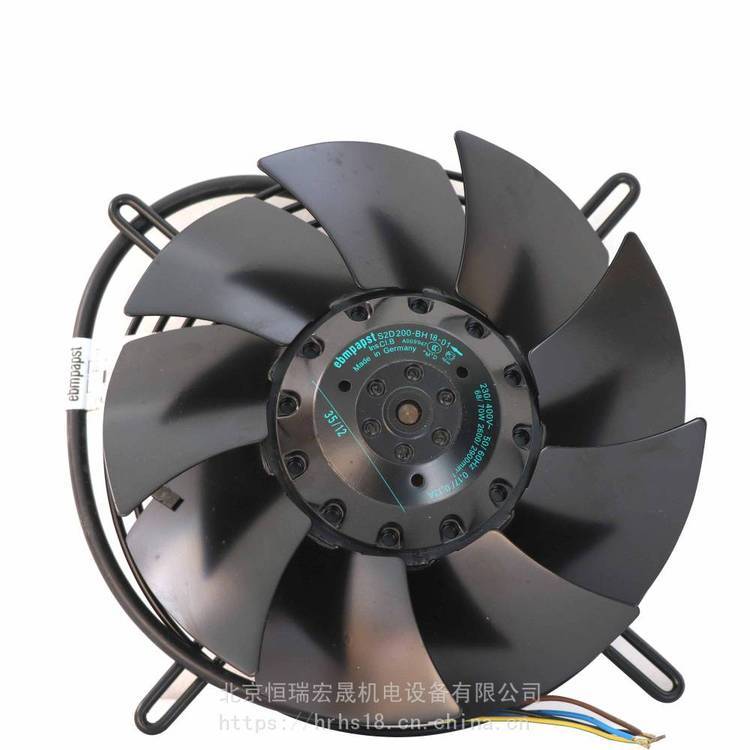 電控柜風(fēng)機(jī)S2D200-BH18-01ebmpapst變頻器風(fēng)扇400V