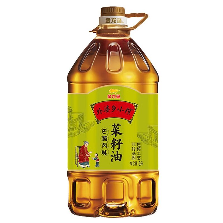 金龍魚(yú)食用油外婆鄉(xiāng)巴蜀風(fēng)味菜籽油5L重慶批發(fā)