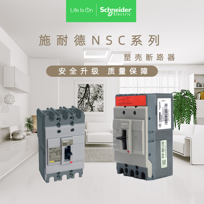 施耐德電氣配電保護(hù)斷路器NSC100S18kA100A3P3TNSC100S3100N