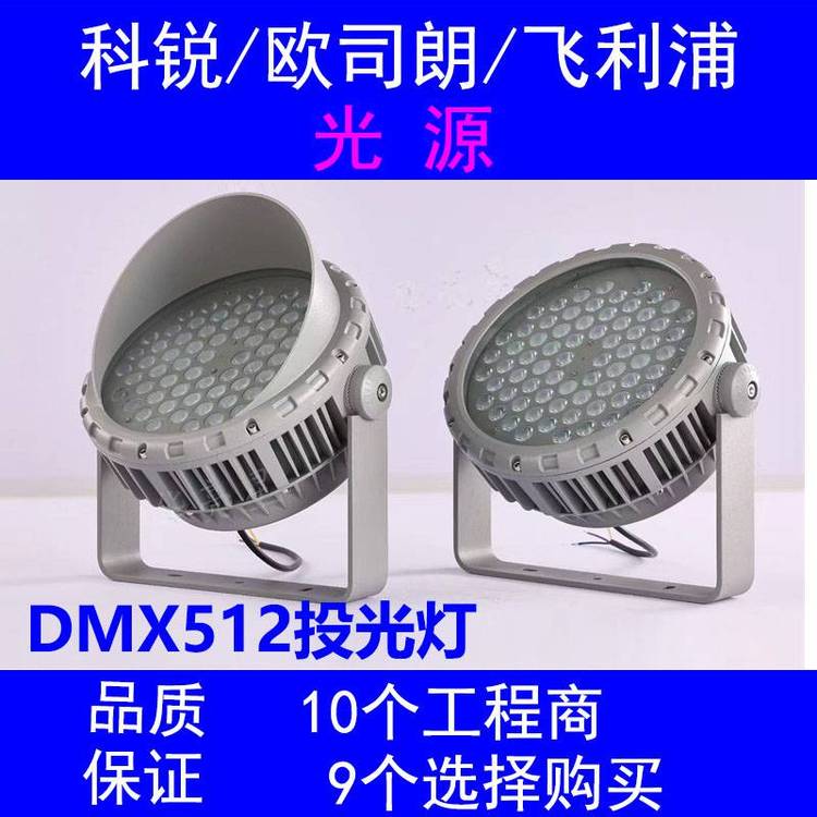 高壓AC220v投光燈dmx512RGBW照樹燈景觀照明外控?zé)艟叨ㄖ? title=