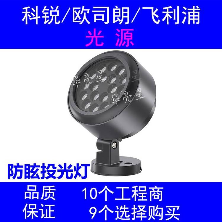 室外亮化led格柵投光燈rgbw防眩可調(diào)角壁燈景觀橋梁抱箍燈具定制