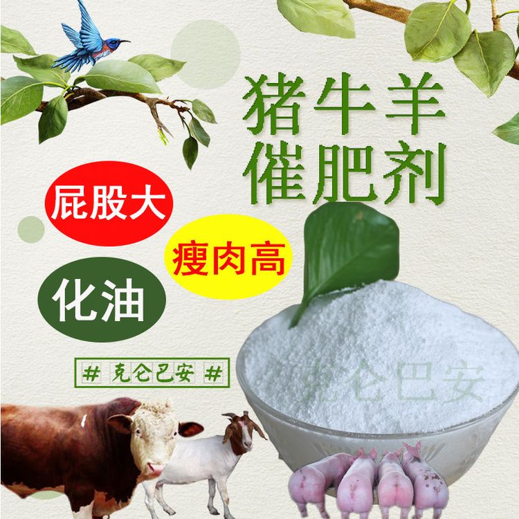 克侖巴安增重促長(zhǎng)牛羊育肥飼料添加劑去油安全催肥小料1000克\/袋