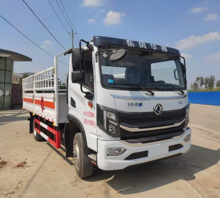 東風華神國六排放柴油氣瓶運輸車黃牌危險品廂式貨車