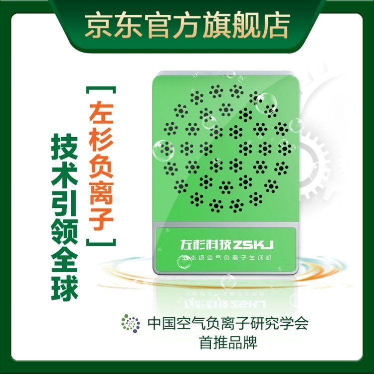 左杉負(fù)離子空氣凈化器家用無耗材無噪音無臭氧