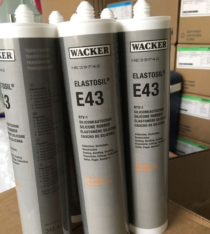 德國Wacker瓦克E43\/E41食品級硅膠膠水醫(yī)療級密封膠玻璃膠電子膠